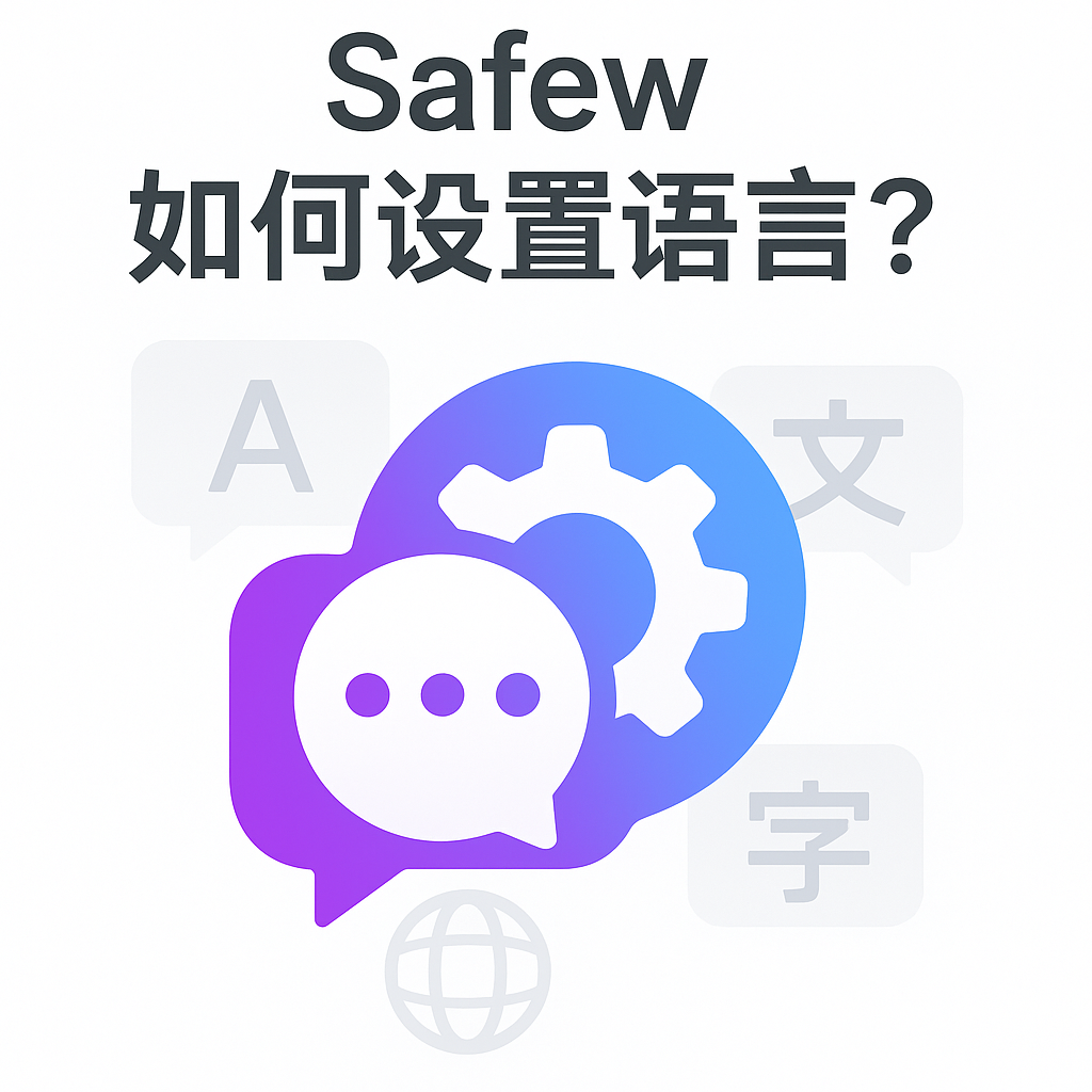 SafeW如何设置语言？
